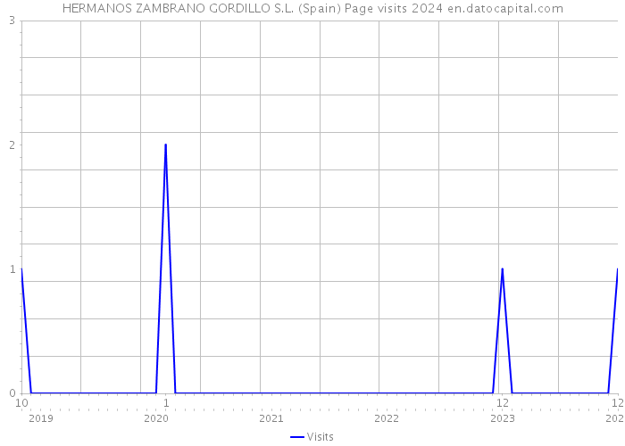 HERMANOS ZAMBRANO GORDILLO S.L. (Spain) Page visits 2024 