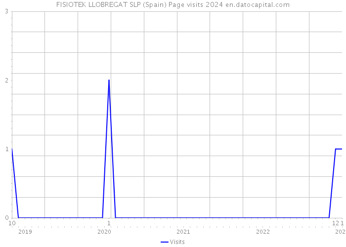 FISIOTEK LLOBREGAT SLP (Spain) Page visits 2024 