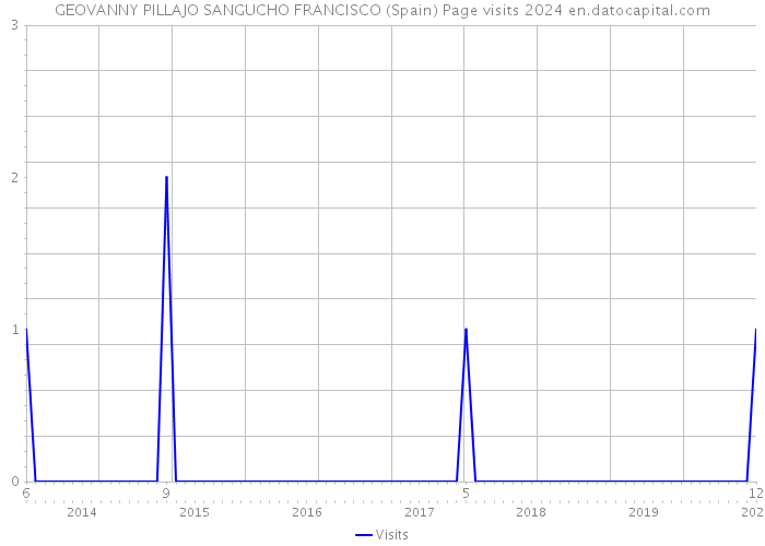 GEOVANNY PILLAJO SANGUCHO FRANCISCO (Spain) Page visits 2024 