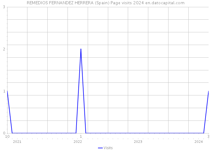 REMEDIOS FERNANDEZ HERRERA (Spain) Page visits 2024 