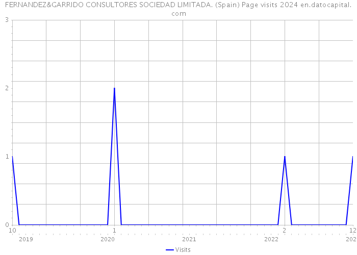 FERNANDEZ&GARRIDO CONSULTORES SOCIEDAD LIMITADA. (Spain) Page visits 2024 