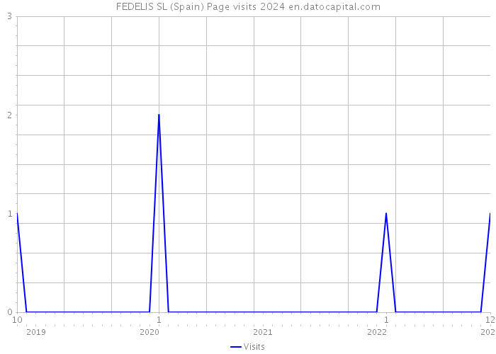 FEDELIS SL (Spain) Page visits 2024 