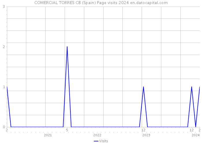 COMERCIAL TORRES CB (Spain) Page visits 2024 