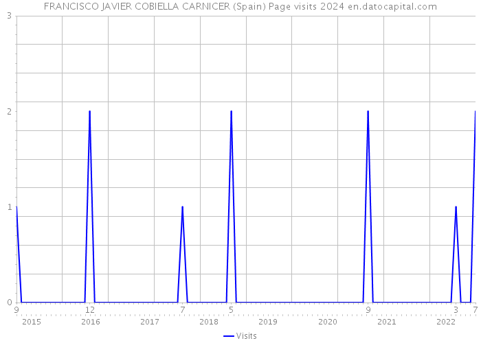 FRANCISCO JAVIER COBIELLA CARNICER (Spain) Page visits 2024 
