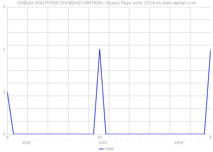 NOELSA SOLUTIONS SOCIEDAD LIMITADA. (Spain) Page visits 2024 