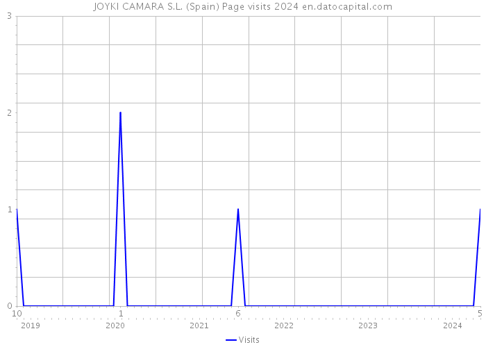 JOYKI CAMARA S.L. (Spain) Page visits 2024 
