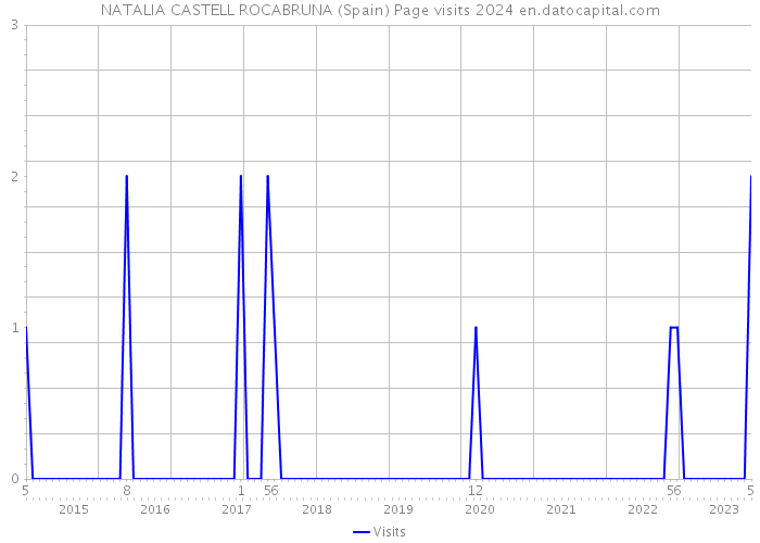 NATALIA CASTELL ROCABRUNA (Spain) Page visits 2024 
