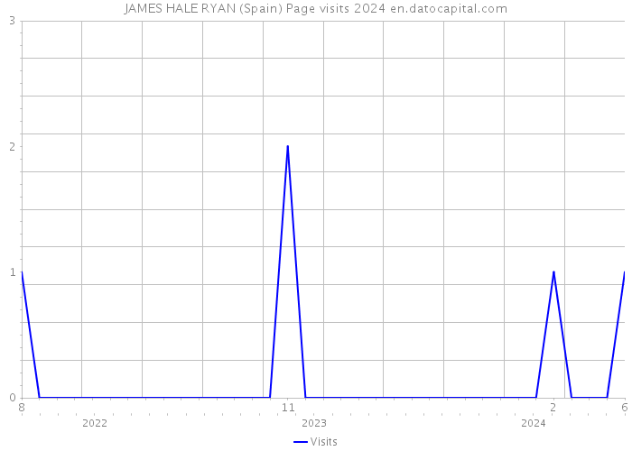 JAMES HALE RYAN (Spain) Page visits 2024 