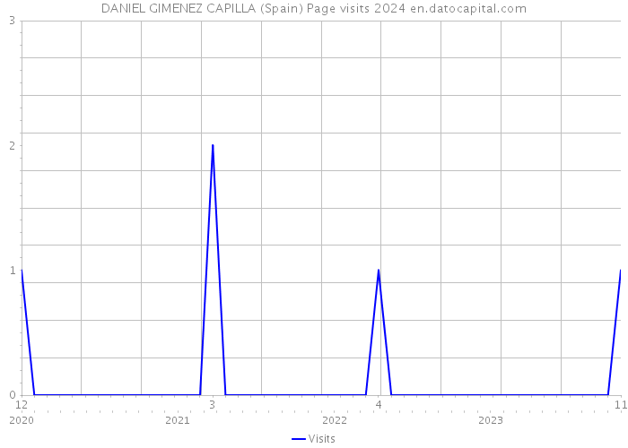 DANIEL GIMENEZ CAPILLA (Spain) Page visits 2024 