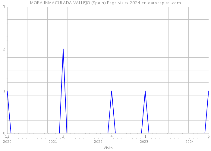 MORA INMACULADA VALLEJO (Spain) Page visits 2024 