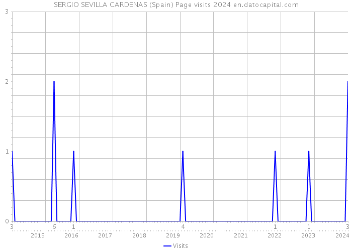 SERGIO SEVILLA CARDENAS (Spain) Page visits 2024 