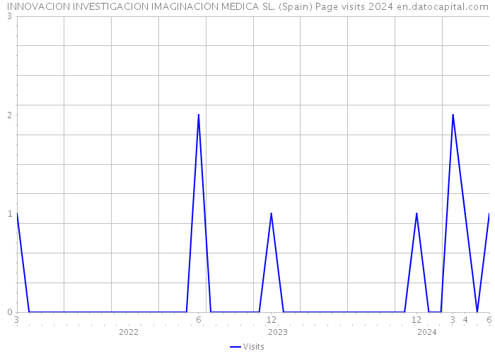 INNOVACION INVESTIGACION IMAGINACION MEDICA SL. (Spain) Page visits 2024 