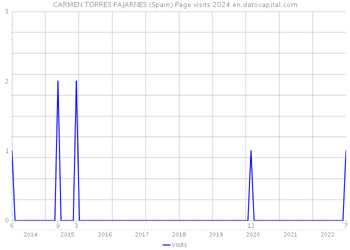 CARMEN TORRES FAJARNES (Spain) Page visits 2024 