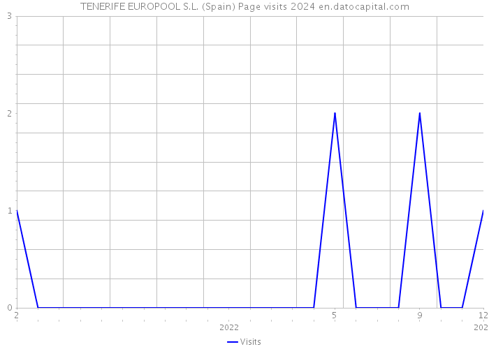 TENERIFE EUROPOOL S.L. (Spain) Page visits 2024 