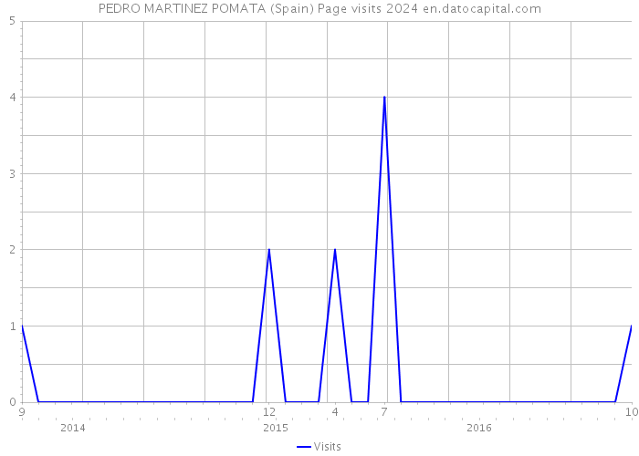 PEDRO MARTINEZ POMATA (Spain) Page visits 2024 