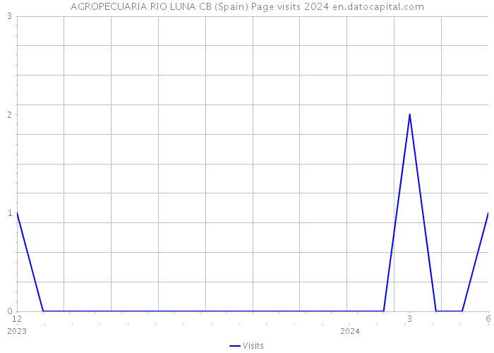 AGROPECUARIA RIO LUNA CB (Spain) Page visits 2024 