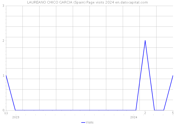LAUREANO CHICO GARCIA (Spain) Page visits 2024 