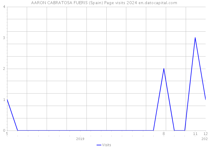 AARON CABRATOSA FUERIS (Spain) Page visits 2024 