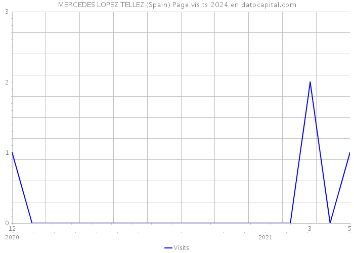 MERCEDES LOPEZ TELLEZ (Spain) Page visits 2024 