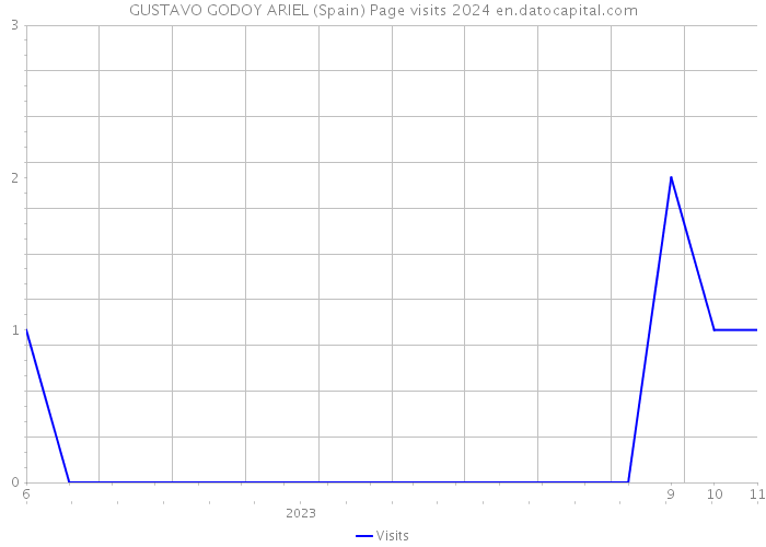 GUSTAVO GODOY ARIEL (Spain) Page visits 2024 