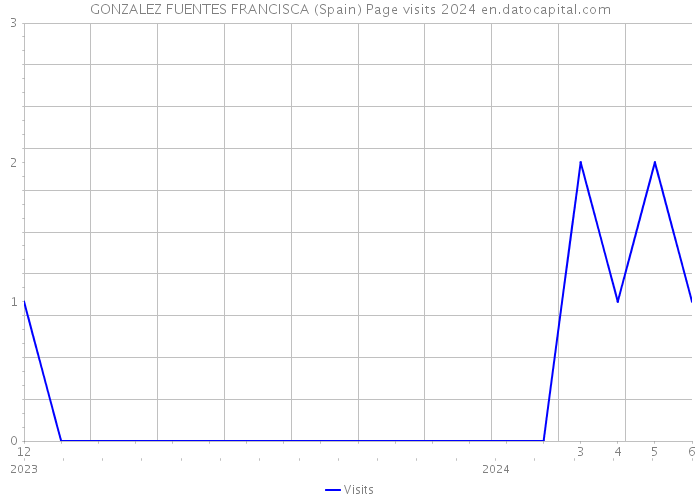 GONZALEZ FUENTES FRANCISCA (Spain) Page visits 2024 