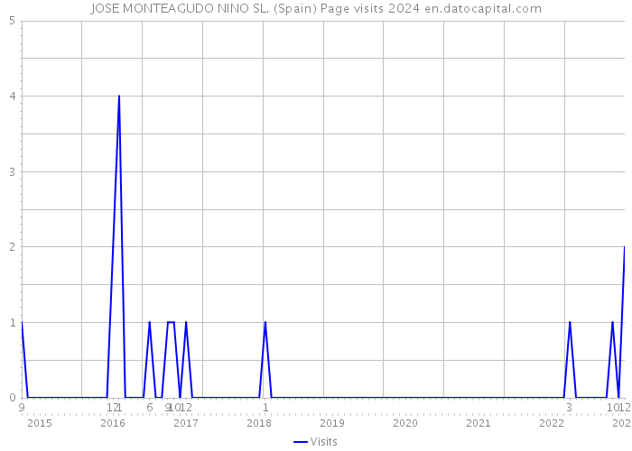 JOSE MONTEAGUDO NINO SL. (Spain) Page visits 2024 