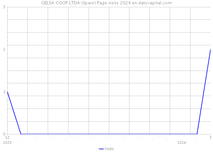 GELSA COOP LTDA (Spain) Page visits 2024 