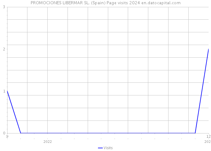 PROMOCIONES LIBERMAR SL. (Spain) Page visits 2024 