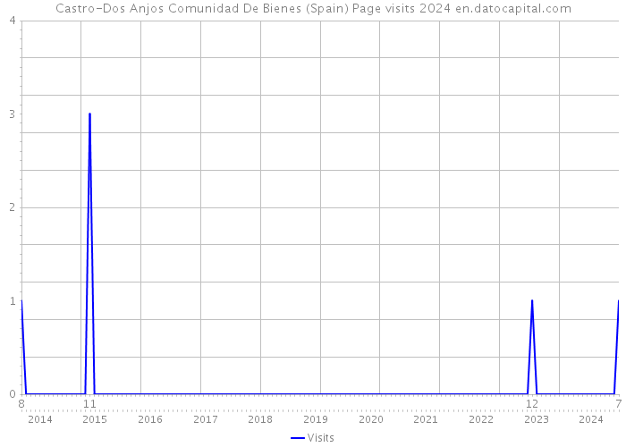 Castro-Dos Anjos Comunidad De Bienes (Spain) Page visits 2024 