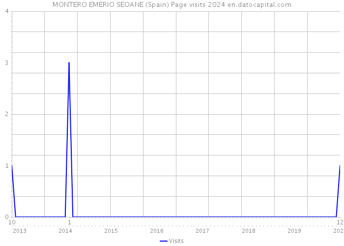 MONTERO EMERIO SEOANE (Spain) Page visits 2024 