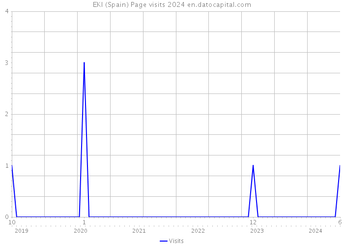 EKI (Spain) Page visits 2024 