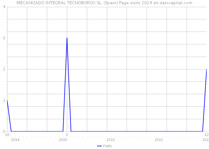 MECANIZADO INTEGRAL TECNOBOROX SL. (Spain) Page visits 2024 