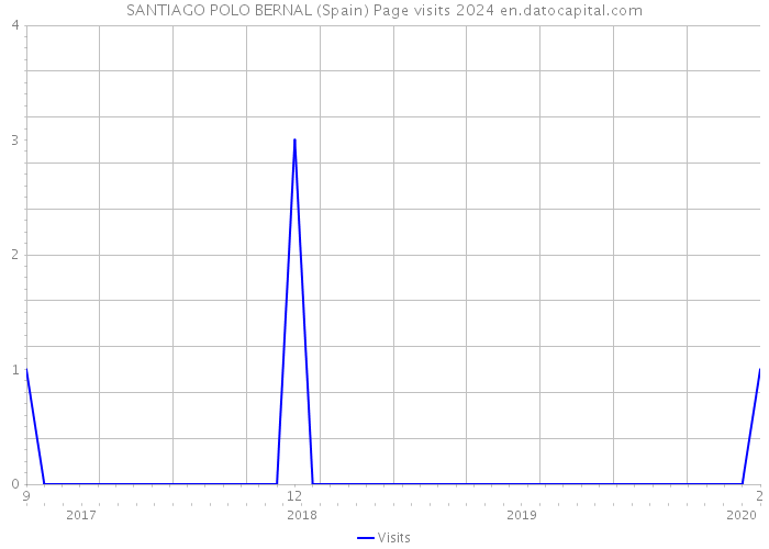 SANTIAGO POLO BERNAL (Spain) Page visits 2024 