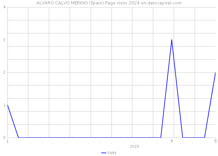 ALVARO CALVO MERINO (Spain) Page visits 2024 