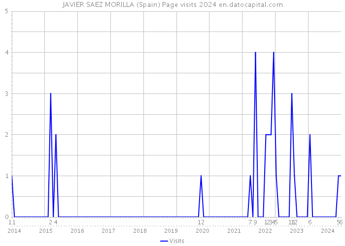 JAVIER SAEZ MORILLA (Spain) Page visits 2024 