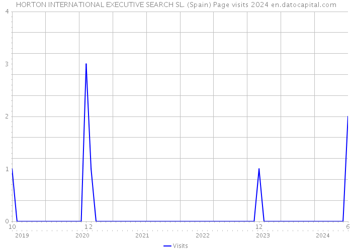 HORTON INTERNATIONAL EXECUTIVE SEARCH SL. (Spain) Page visits 2024 