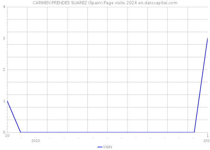 CARMEN PRENDES SUAREZ (Spain) Page visits 2024 