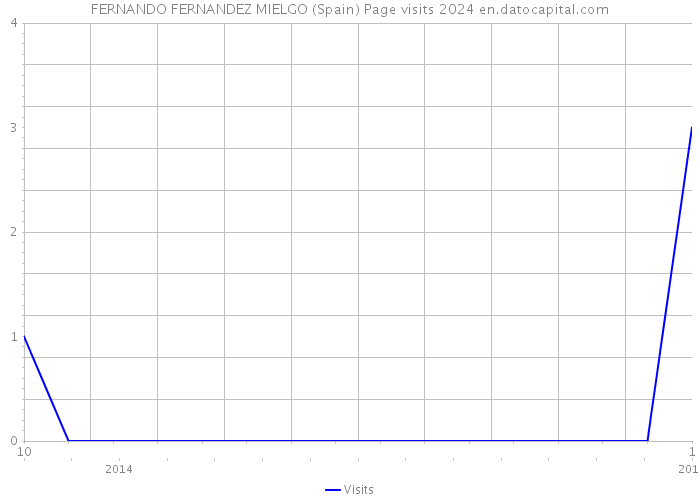 FERNANDO FERNANDEZ MIELGO (Spain) Page visits 2024 