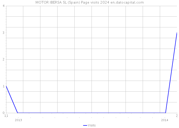 MOTOR IBERSA SL (Spain) Page visits 2024 