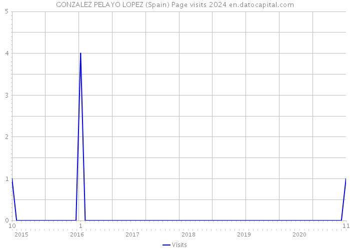 GONZALEZ PELAYO LOPEZ (Spain) Page visits 2024 