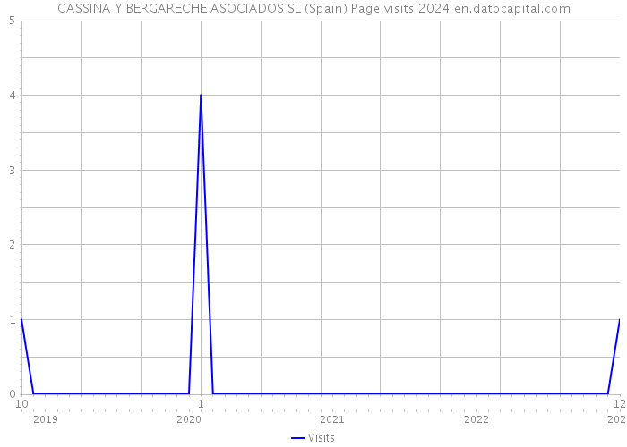CASSINA Y BERGARECHE ASOCIADOS SL (Spain) Page visits 2024 