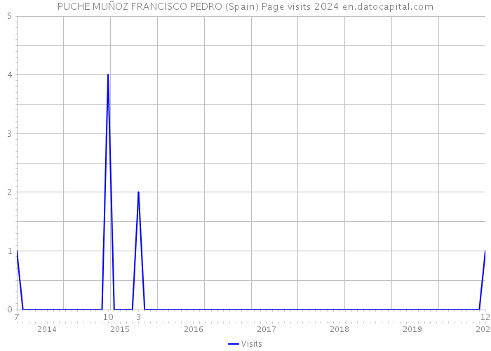 PUCHE MUÑOZ FRANCISCO PEDRO (Spain) Page visits 2024 