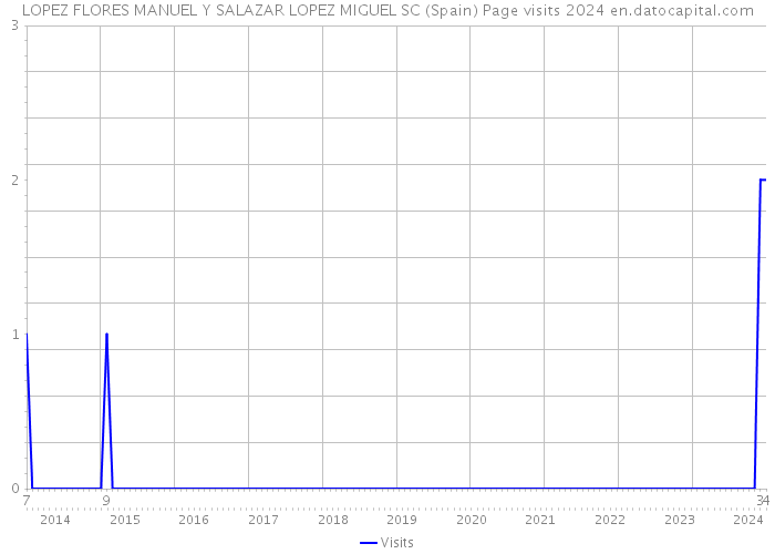 LOPEZ FLORES MANUEL Y SALAZAR LOPEZ MIGUEL SC (Spain) Page visits 2024 
