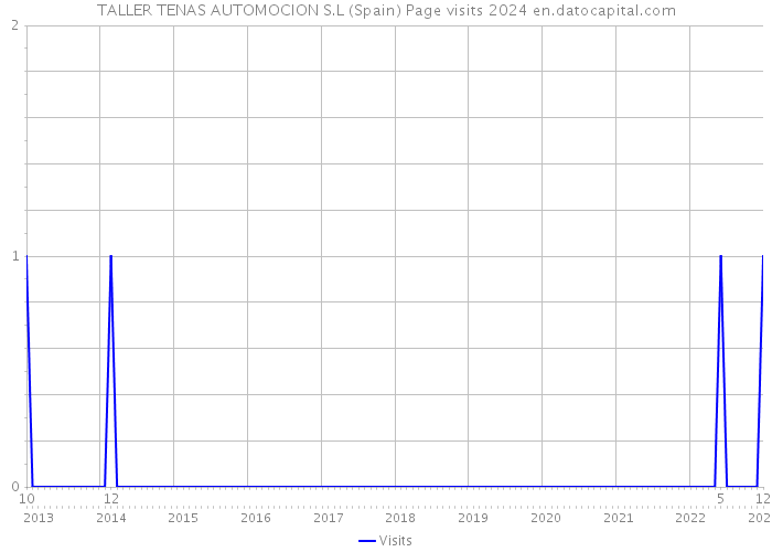 TALLER TENAS AUTOMOCION S.L (Spain) Page visits 2024 