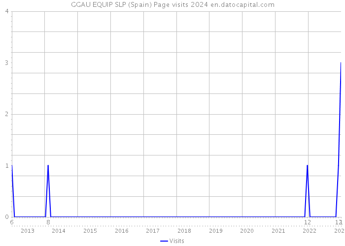 GGAU EQUIP SLP (Spain) Page visits 2024 