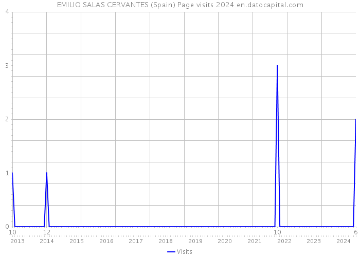 EMILIO SALAS CERVANTES (Spain) Page visits 2024 