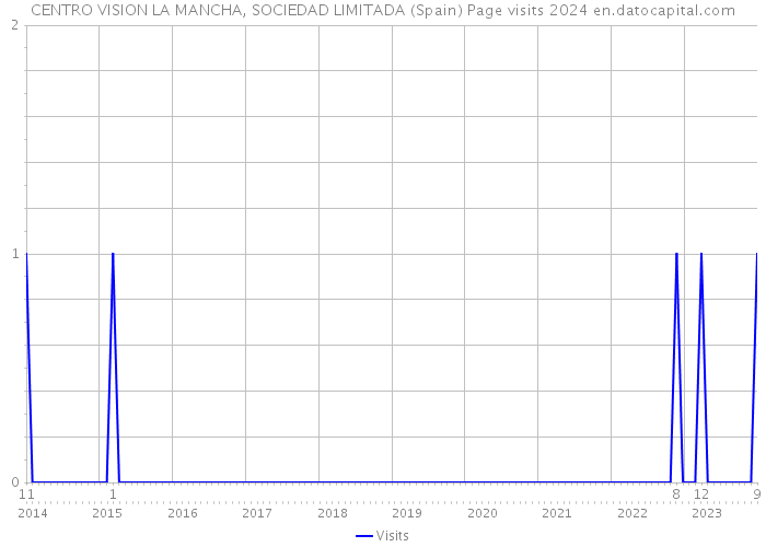 CENTRO VISION LA MANCHA, SOCIEDAD LIMITADA (Spain) Page visits 2024 