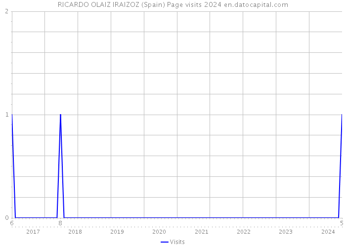 RICARDO OLAIZ IRAIZOZ (Spain) Page visits 2024 