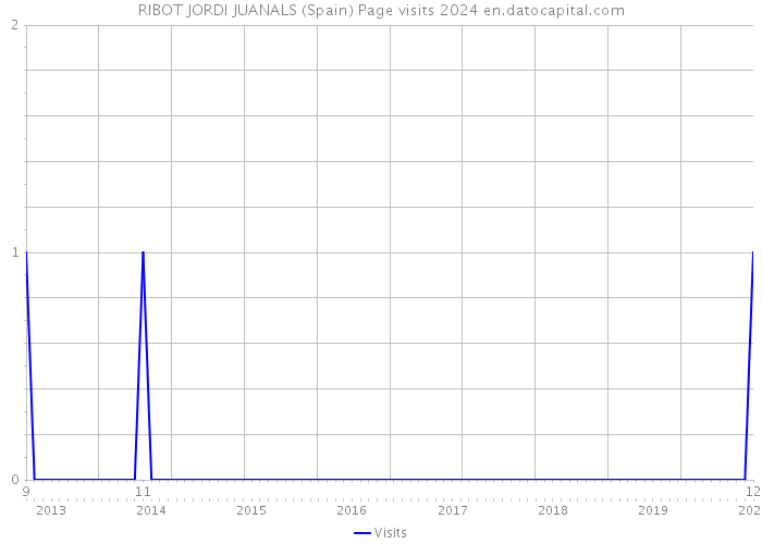 RIBOT JORDI JUANALS (Spain) Page visits 2024 