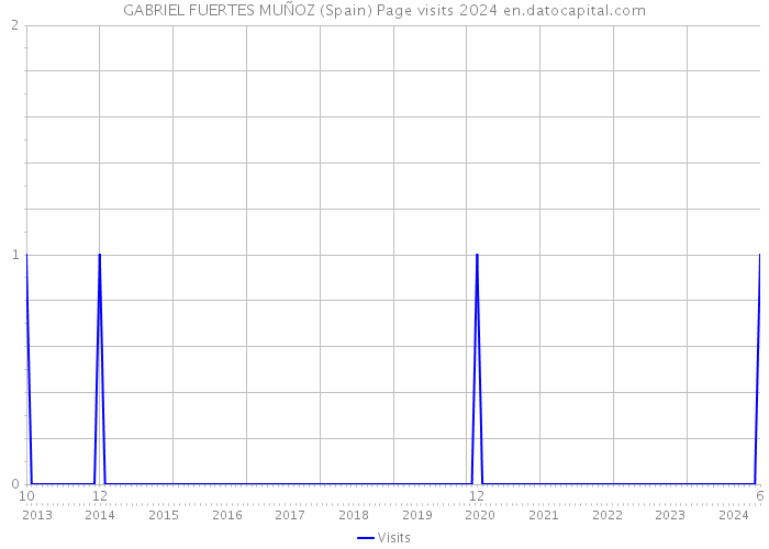 GABRIEL FUERTES MUÑOZ (Spain) Page visits 2024 